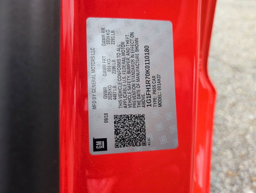 2019 Chevrolet Camaro 2SS