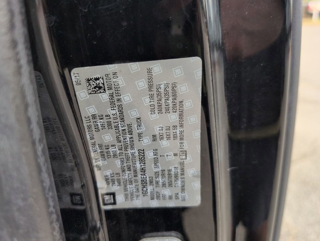 2017 Chevrolet Colorado 2WD WT