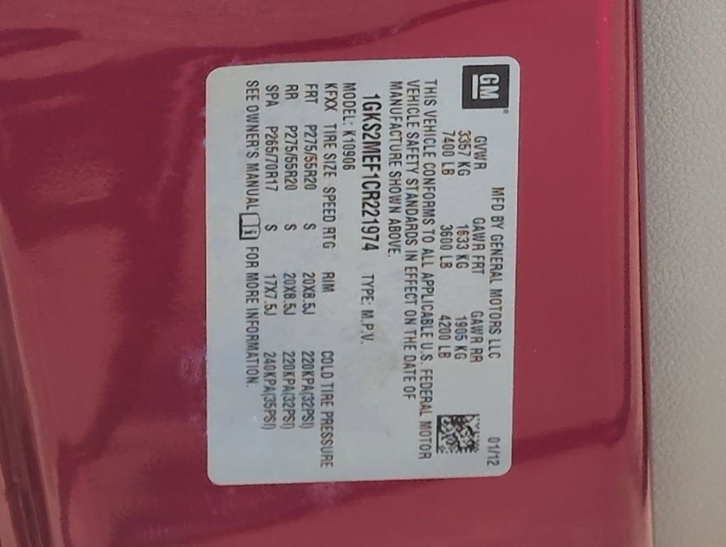 2012 GMC Yukon XL Denali