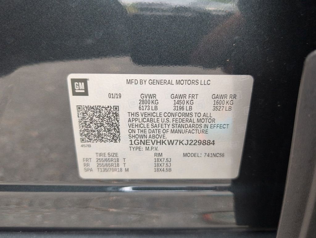 2019 Chevrolet Traverse LT Leather