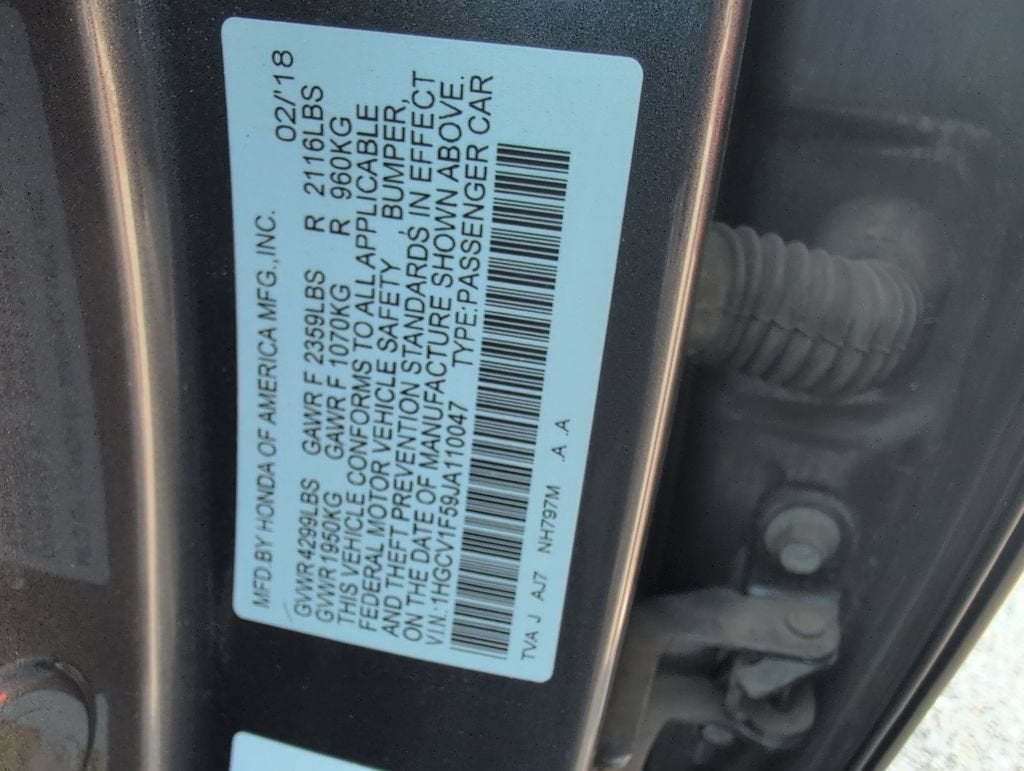 2018 Honda Accord EX-L