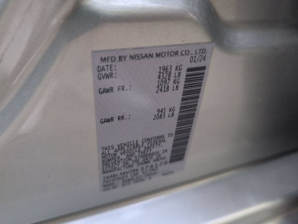 2024 Nissan Altima 2.5 S