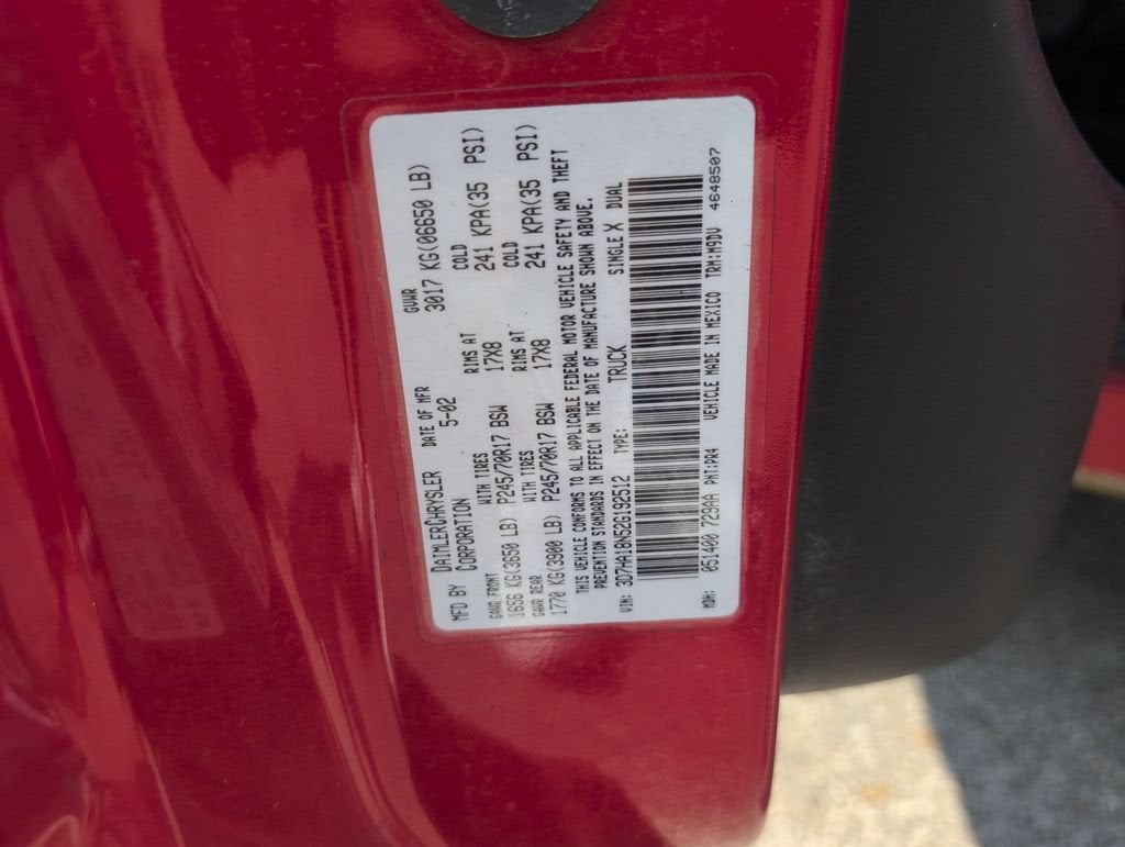 2002 Dodge Ram 1500 NA