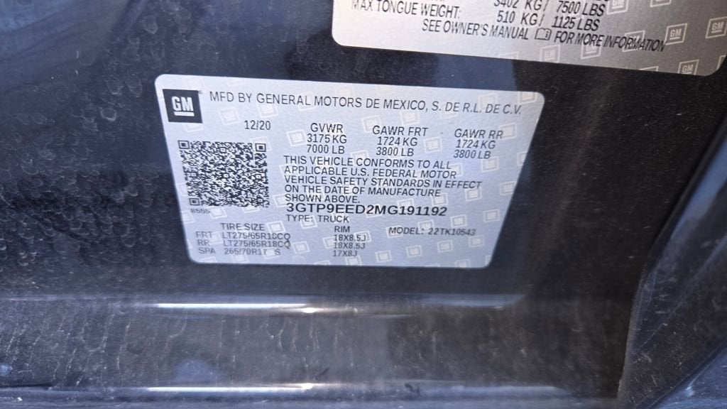 2021 GMC Sierra 1500 AT4