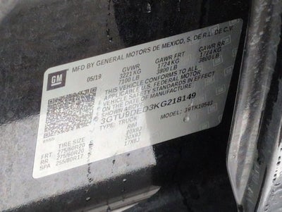 2019 GMC Sierra 1500 SLT