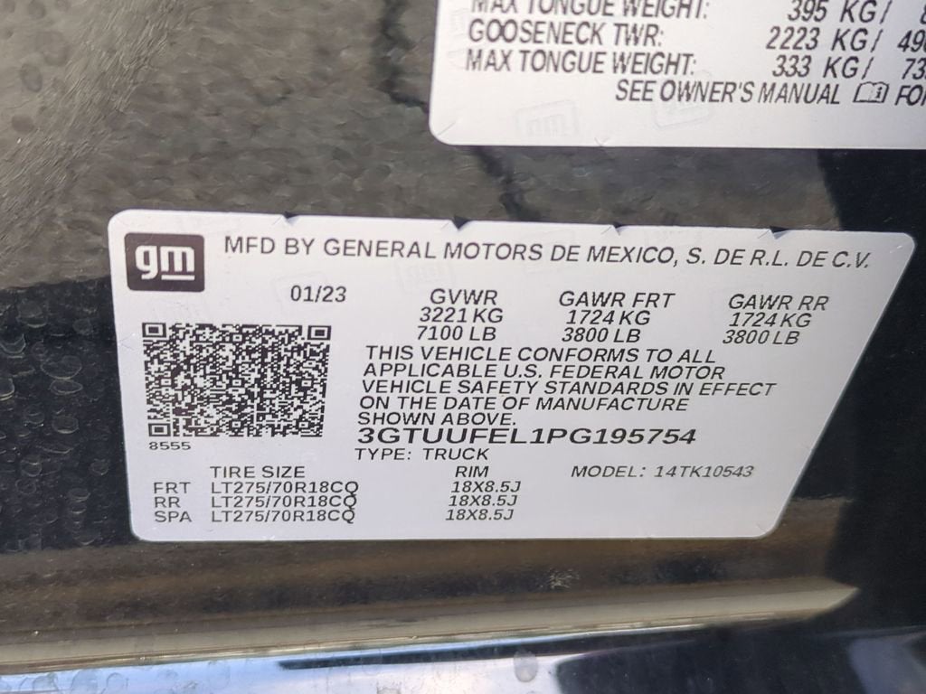 2023 GMC Sierra 1500 AT4X