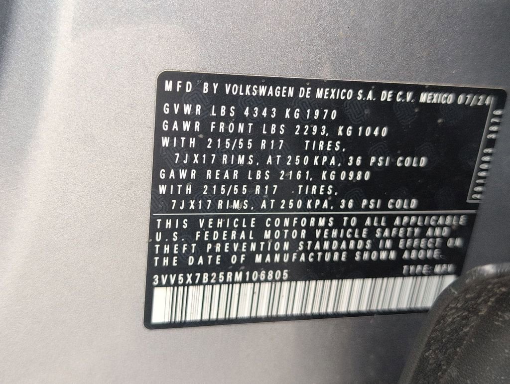 2024 Volkswagen Taos 1.5T S