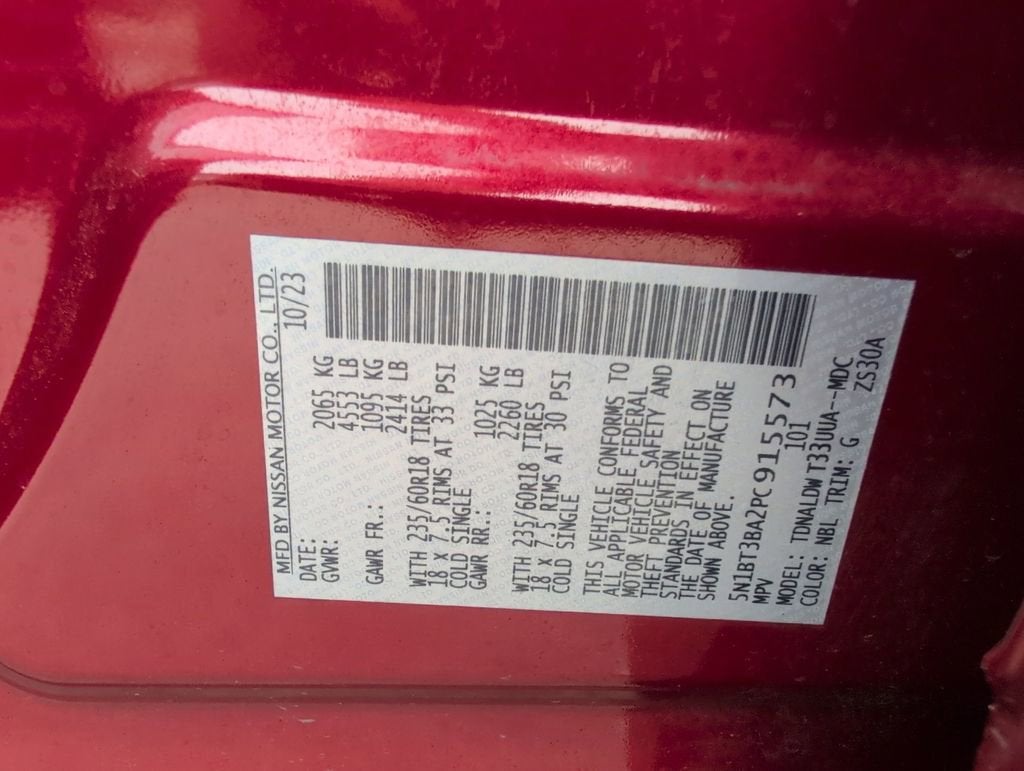 2023 Nissan Rogue SV FWD