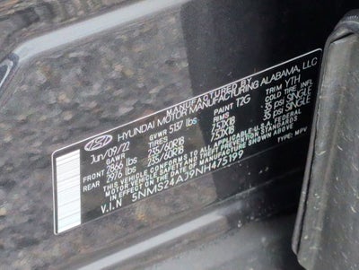 2022 Hyundai Santa Fe SEL