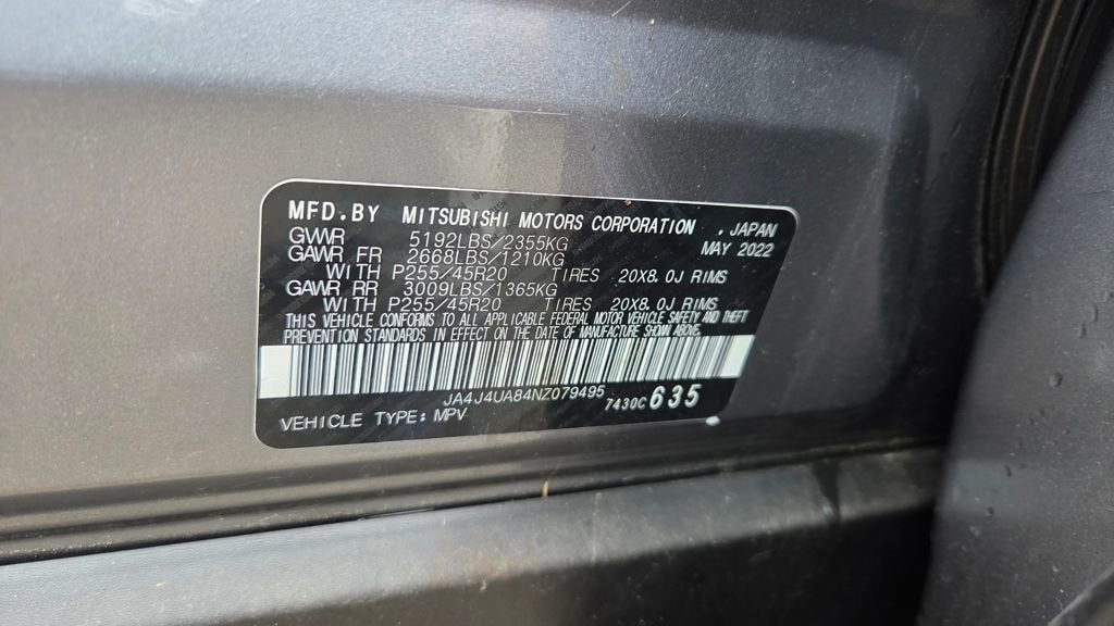 2022 Mitsubishi Outlander SE 2.5 S-AWC
