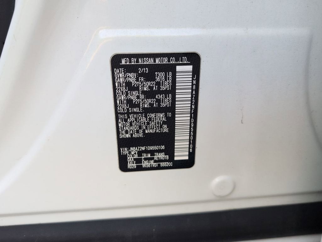 2013 INFINITI QX56 NA