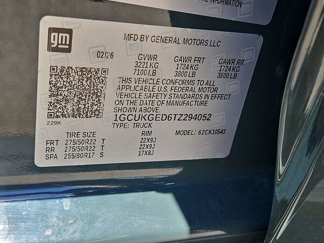 2026 Chevrolet Silverado 1500 LTZ