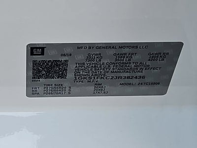 2018 GMC Yukon XL SLE