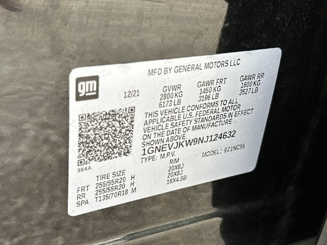 2022 Chevrolet Traverse RS