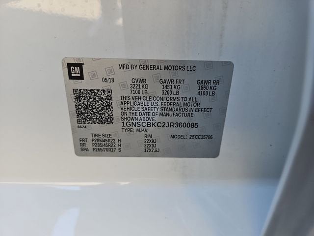 2018 Chevrolet Tahoe LT