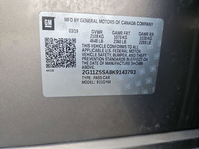 2019 Chevrolet Impala LT
