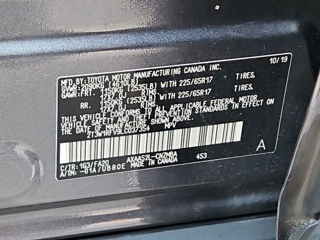 2020 Toyota RAV4 XLE