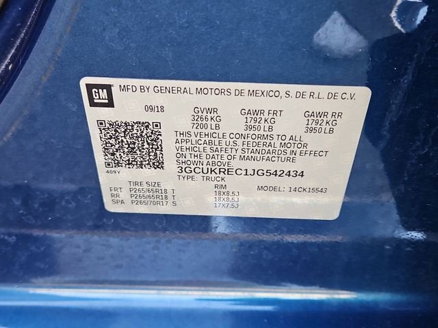 2018 Chevrolet Silverado 1500 LT