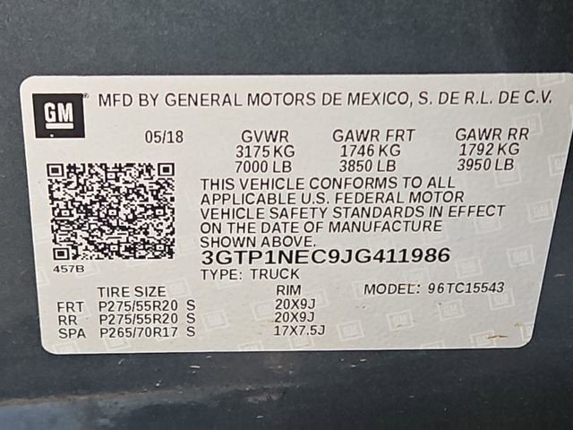 2018 GMC Sierra 1500 SLT