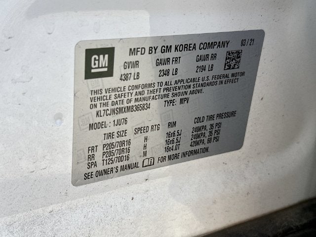 2021 Chevrolet Trax LS