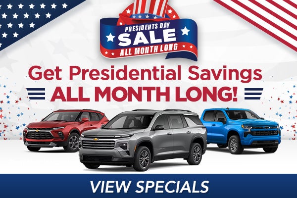 Presidents Sale All Month Long