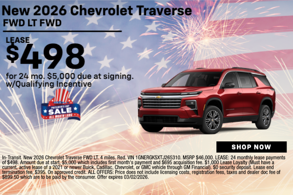 2026 Chevrolet Traverse